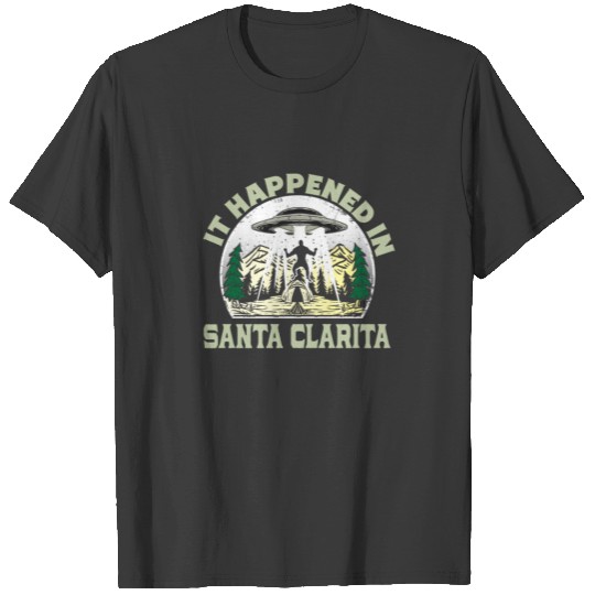 Alien UFO In santa clarita City Sleeveless T-shirt