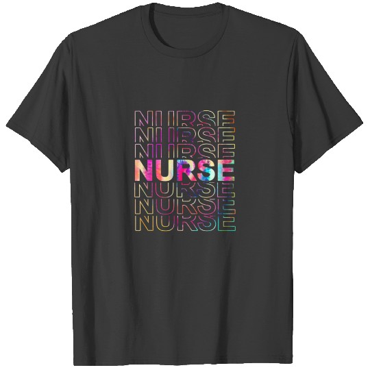 Future Nurse Life For Registered Nurse Tie Dye Nur T-shirt