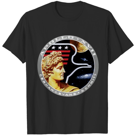 Apollo 17 NASA Mission Patch Logo T-shirt
