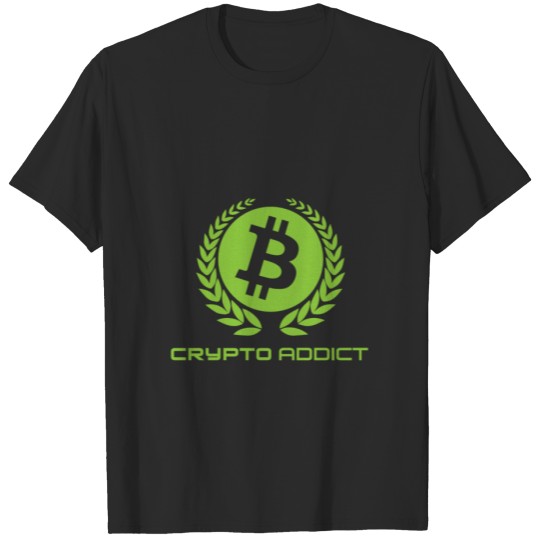 Discover Cryptocurrency Addict | Bitcoin Trader Crypto Gift T-shirt