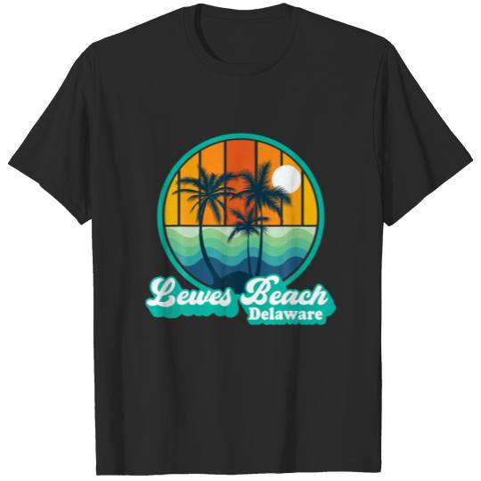 Vintage Lewes Beach Delaware Vacation 90S Beach So T-shirt