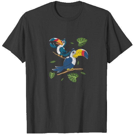 Rainforest Bird Lover Tropical Summer Animal Lover T-shirt
