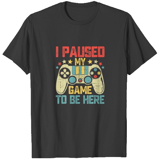 Christmas I Paused My Game To Be Here Vintage Paja T-shirt
