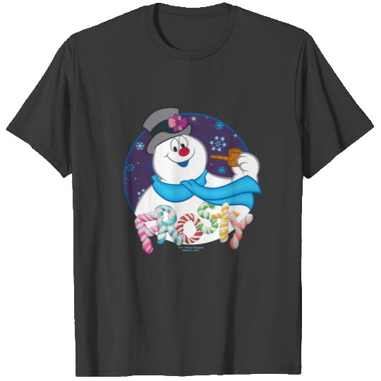 Frosty the Snowman™ | Colorful Candy Cane T-shirt
