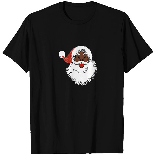 sequin African santa claus T-shirt