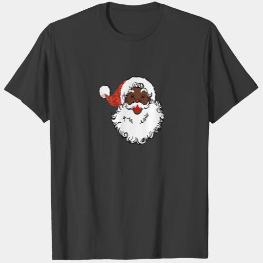 sequin African santa claus T-shirt