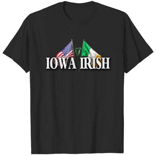 Discover IOWA IRISH USA & IRELAND T-shirt