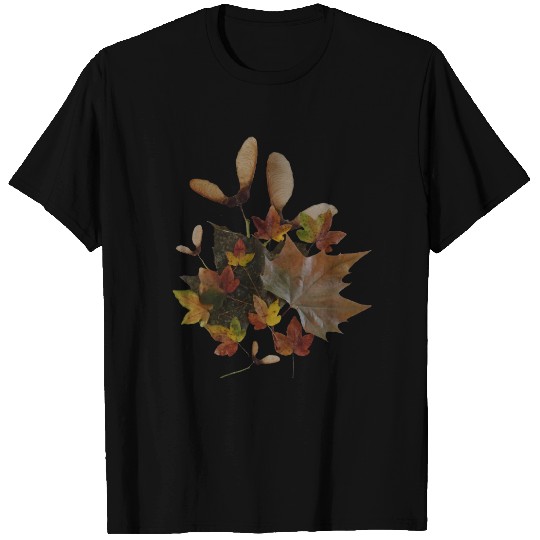 Sycamore Maple Leaves Collage T-shirt