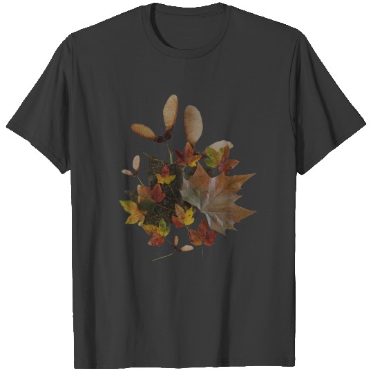 Sycamore Maple Leaves Collage T-shirt