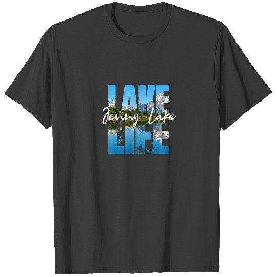 Jenny Lake Lakes Lake Life Kayaking Camping Kayak T-shirt