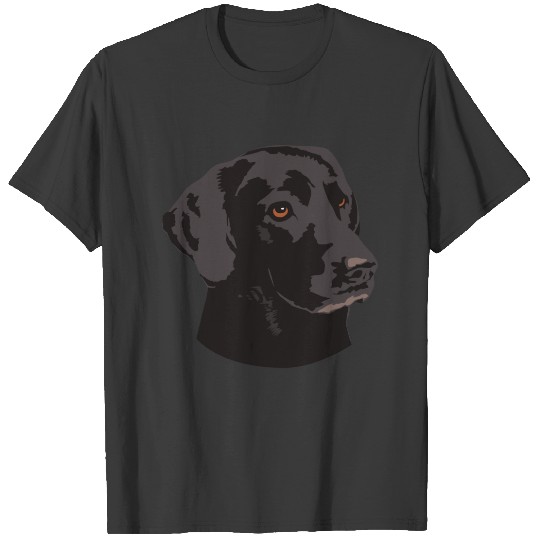 Black Lab dog Polo T-shirt