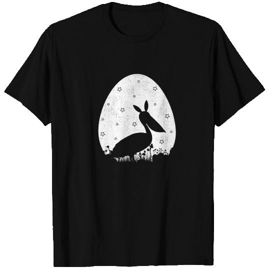 Easter Egg Vintage Retro Style Pelican Bird Easter T-shirt