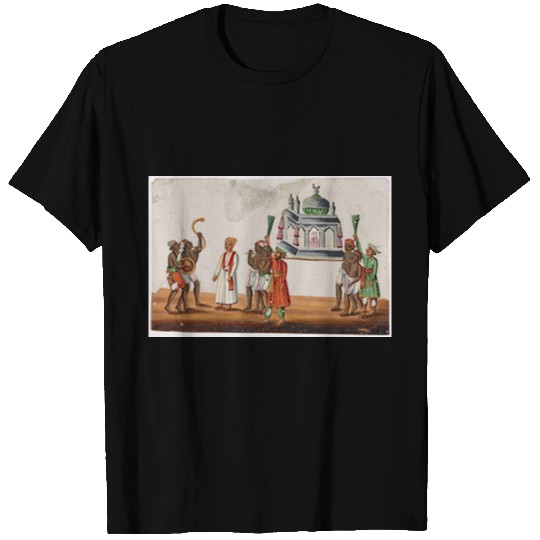 Festival procession, 4 carrying temple T-shirt