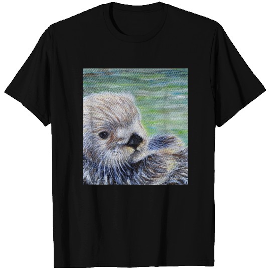 Sea Otter Painting T-shirt