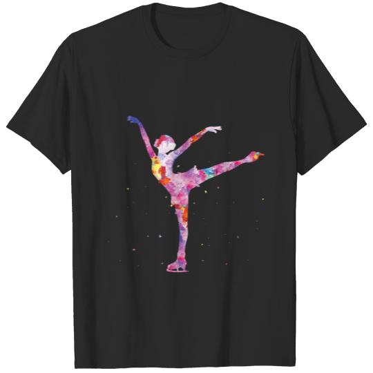 Discover Beautiful Figure Skater Girl - Figure Ice Skating Sweat T-shirt