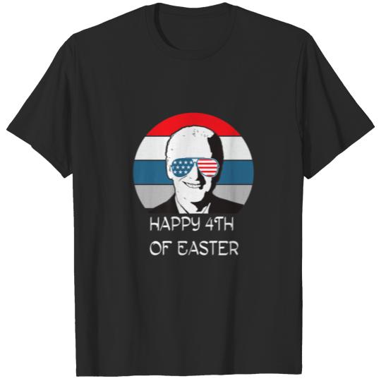 Mens Funny Joe Biden Happy 4Th Of Easter 4Th Of Ju T-shirt
