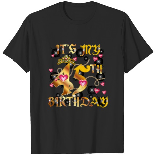 Discover It's My 40Th Birthday Girl Merching Family 40 Year T-shirt