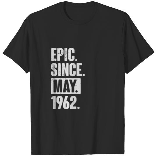 60 Year Old 60Th Birthday Gift - Epic Since May 19 T-shirt