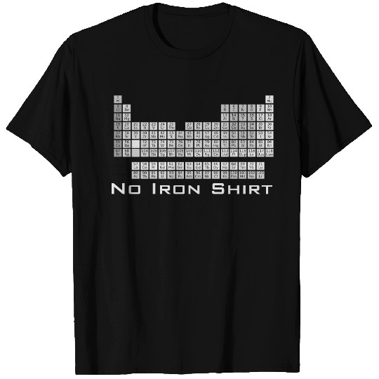 No Iron Periodic Table Kid T-shirt