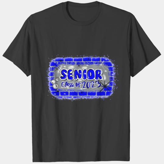 SENIOR YEAR CLASS OF 2023 BLUE BRICK GRAFFITI NEW T-shirt