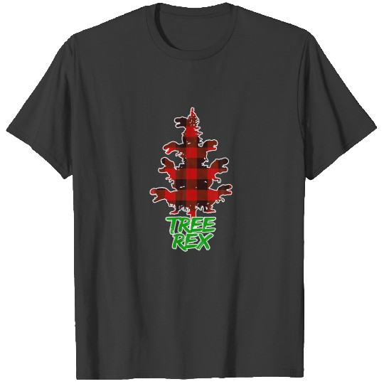 Funny Tree Rex Dinosaur Christmas Pajamas Men T-shirt
