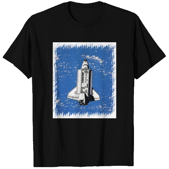 NASA Space Shuttle Discovery Earth Orbit T-shirt