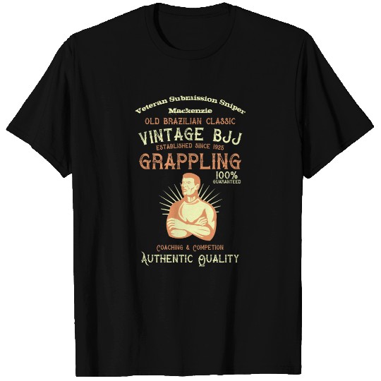 BJJ Brazilian Jiu Jitsu Classic Personalized Retro T-shirt