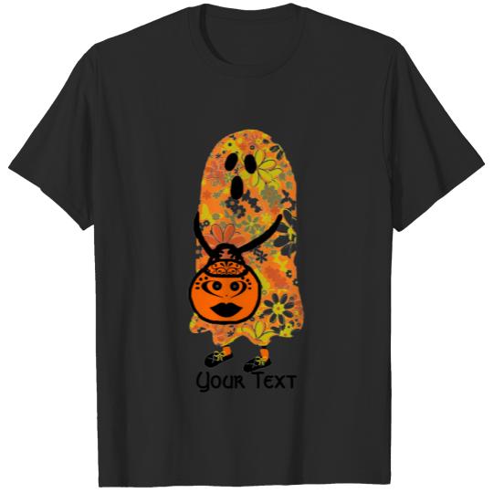 Discover Ghost in flowered sheet, T-shirt