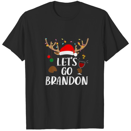 Discover Funny Let's Go Branson Brandon Christmas Lights Re T-shirt