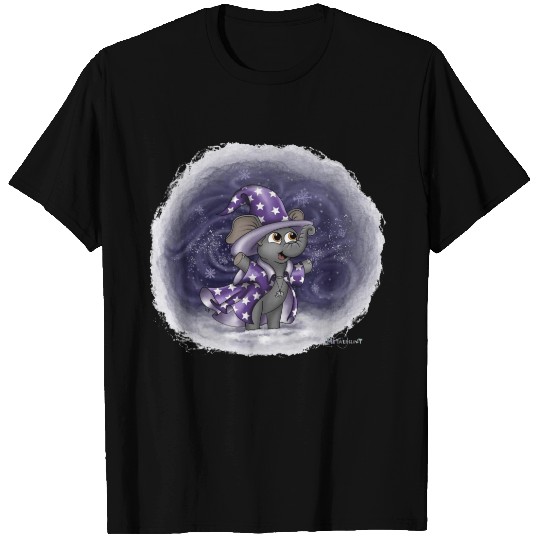 Metalphant Wilbur in Winter Womens 3/4 Raglan T-shirt