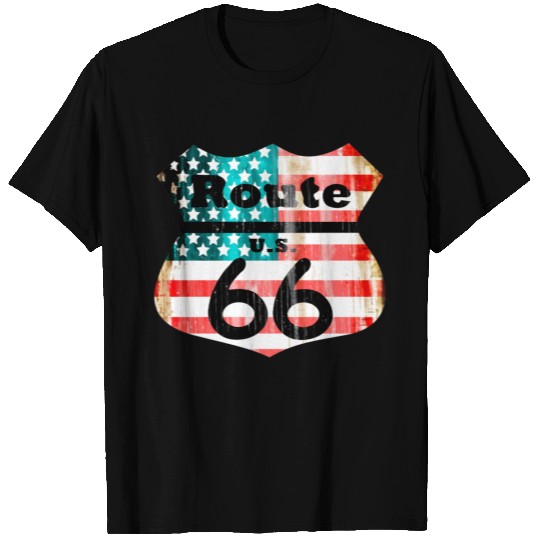 ROUTE 66,BIKER,BIKERS,ROAD TRIPS,VINTAGE T-shirt