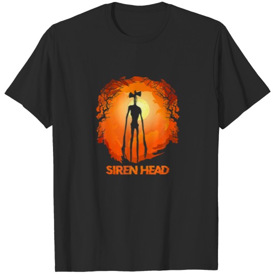 Siren Head Cryptid Creepypasta T-shirt