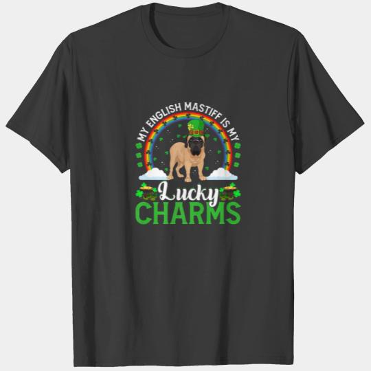 My English Mastiff Is My Lucky Charms St. Patrick' T-shirt