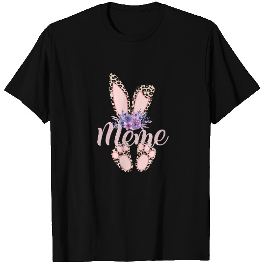 Meme - Easter Bunny -Cheetah Leopard Print-Mother' T-shirt