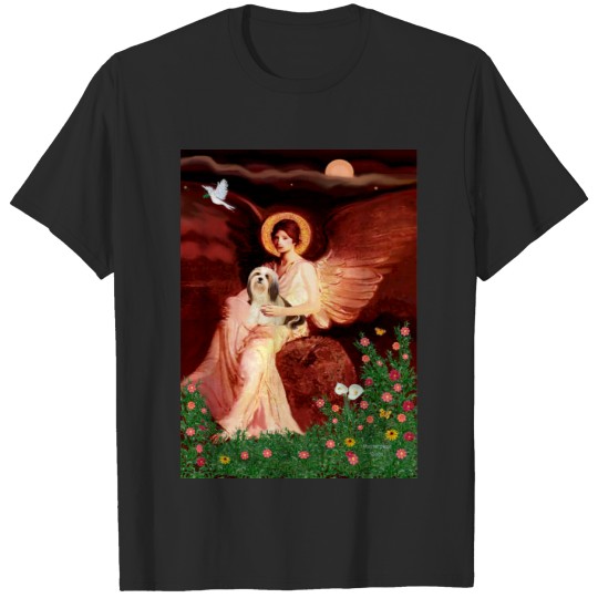 Discover Lhasa Apso 4 - Seated Angel T-shirt