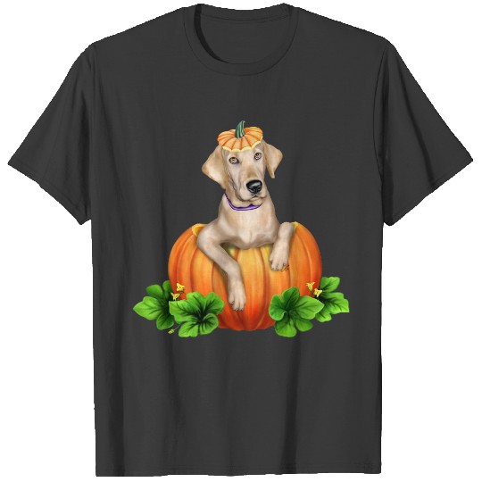 Yellow Lab Halloween Labr-O-Lantern T-shirt