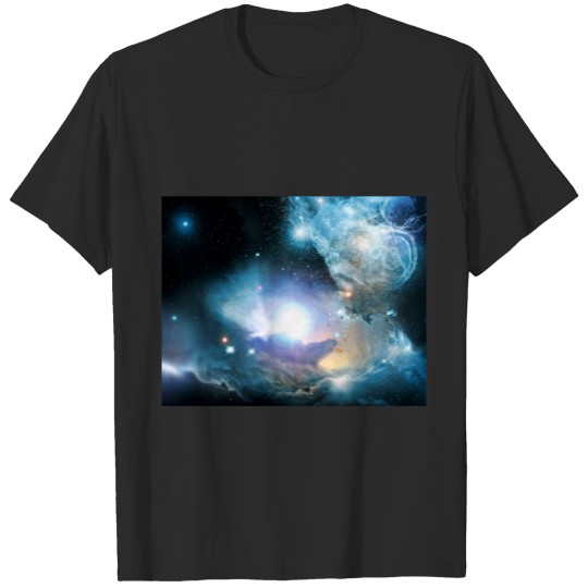 Discover Blue Universe Cosmos T-shirt