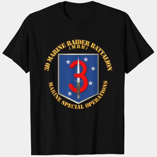 SOF - USMC 3d Marine Raider Battalion.pn T-shirt