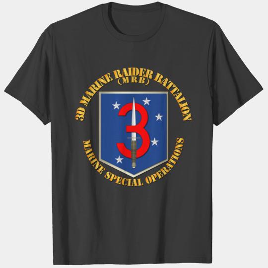 SOF - USMC 3d Marine Raider Battalion.pn T-shirt