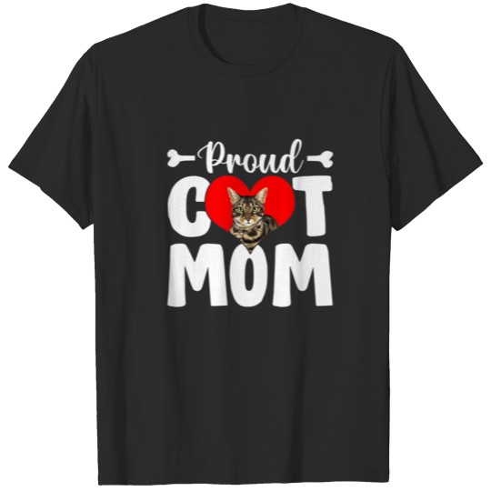 Cute Proud Cat Mom Funny Mother's Day T-shirt