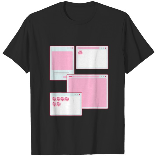 Vaporwave Aesthetic 90S Grunge Kawaii E-Girl Brows T-shirt