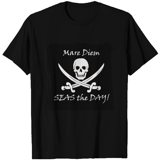 Funny Pirate Pun Seize the Day T-shirt