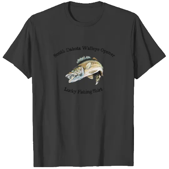 South Dakota Walleye Fishing Opener T-shirt