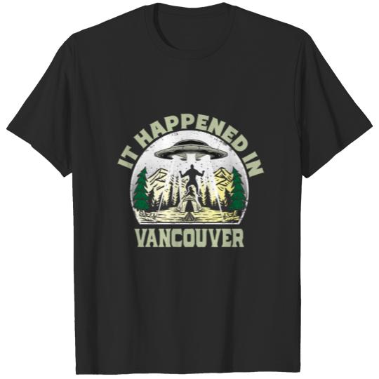 Alien UFO In vancouver City Sweat T-shirt