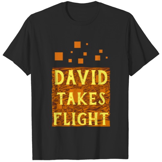 Discover Your Name Takes Flight Orange Yellow Brown Fun T-shirt
