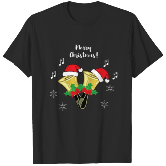 Discover Merry Christmas Handbell  Women's V-Neck T-shirt