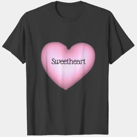 Sweetheart Valentine Conversation Heart Custom T-shirt