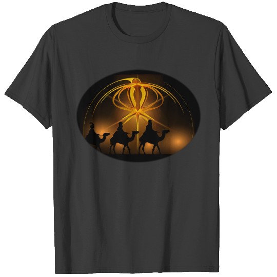 Christmas Wise Men Golden Star of Bethlehem T-shirt
