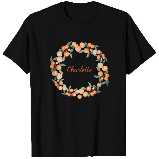 Personalized Citrus Orange Fruit T-shirt
