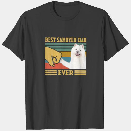 Best Samoyed Dad Ever Fathers Day Christmas T-shirt